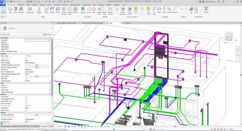 Basic Electrical Revit BIM Modeling in Singapore Project Standard Course